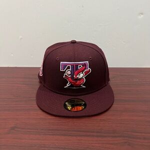New Era, 59Fifty Fitted Hat, Toronto Blue Jays, Burgundy